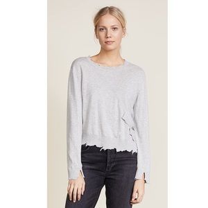 Iro Jeans Gnotta Grey Distressed Sweater